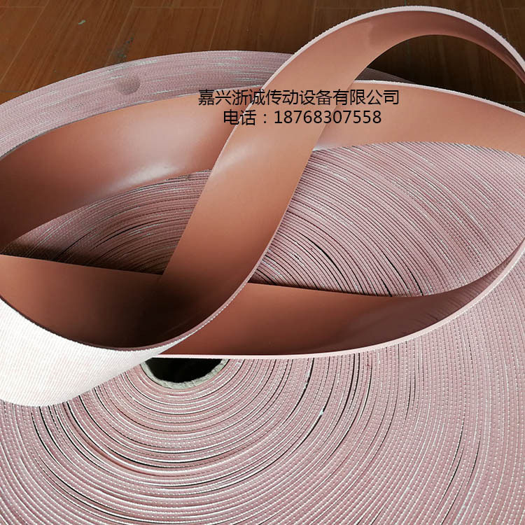 红色亮光防滑面包辊胶皮