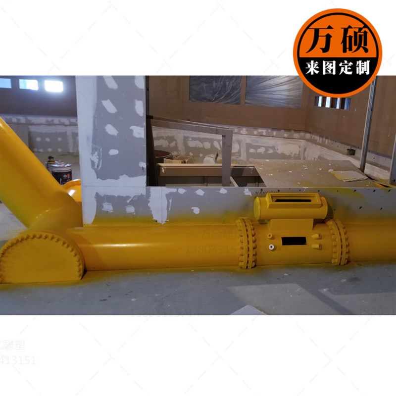 玻璃钢博物馆输油管道展示w道具模型展览馆玻璃钢道具雕塑制作