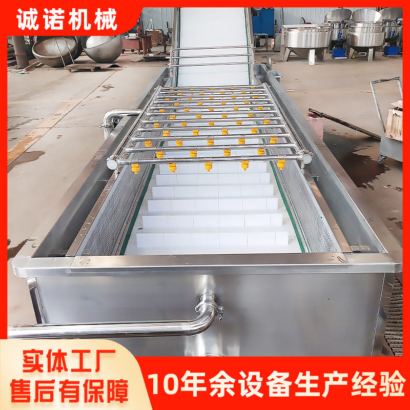 小龙虾蔬菜气泡清洗机 气泡式蔬菜清洗机 喷淋式草莓辣椒洗菜机