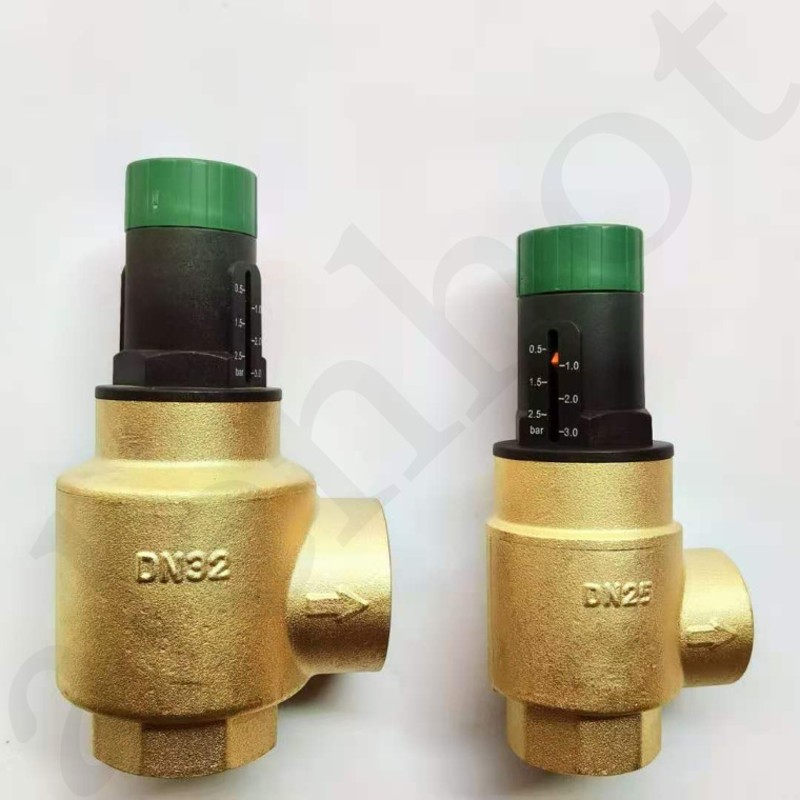 黄铜可视调节自力式压差旁通阀 0.5-3Bar/0.2-1Bar DN20/25/32