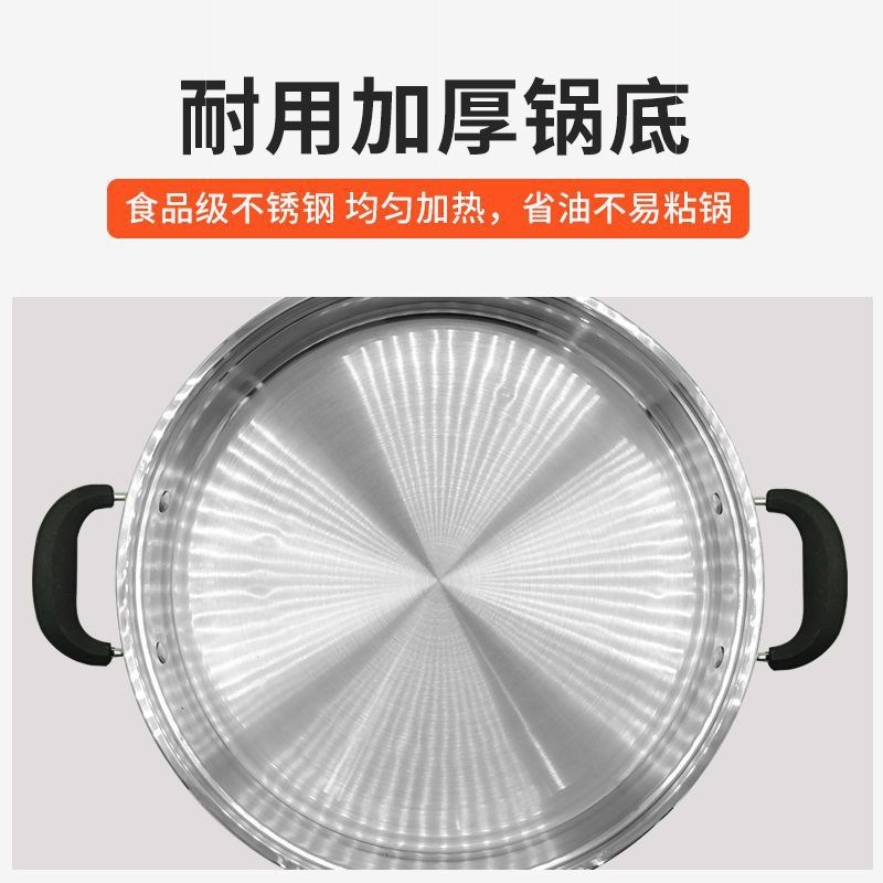 电饼铛家用不锈h钢无涂层单面煎烤机烙饼锅煎饼电煎锅水煎包电烤