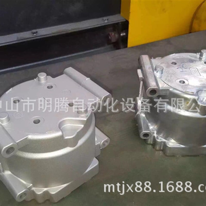 汽车轮毂翻新除锈全自动抛丸清理设备H 吊钩式吊挂式自动抛丸机