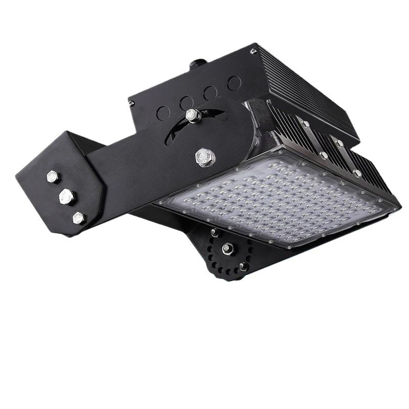 LED单色RGhBW公园广告牌球场码头隧道照明投射投光塔吊高杆灯600W
