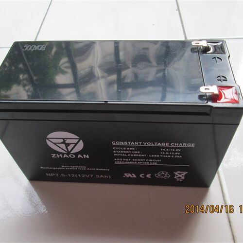 NP7.5-12蓄电池UPS电源安防门禁音响LED照明12V7.5Ah电瓶6FM7.5