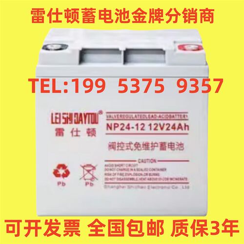 LEISHIDAYTOU雷仕顿蓄电池NP24-12原装正品12V24AH消防UPS/EPS用