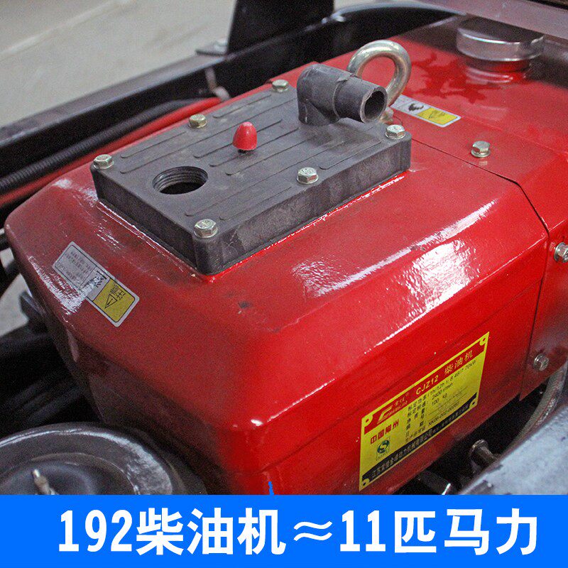 小型柴油三轮车液压自卸载重王农用工程建筑工地爬坡拉砖三马车