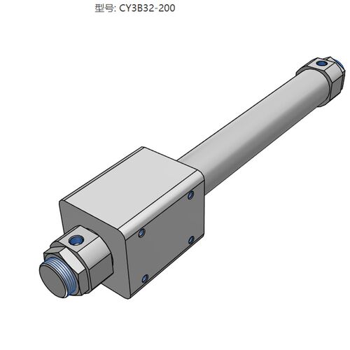 SMC 原装正品CY1B32H-650系列 磁偶式无杆气缸 基本形