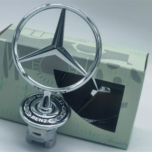 奔驰车标引擎盖标立标C180 C200 E200 EF260L S300 S350奔驰原厂