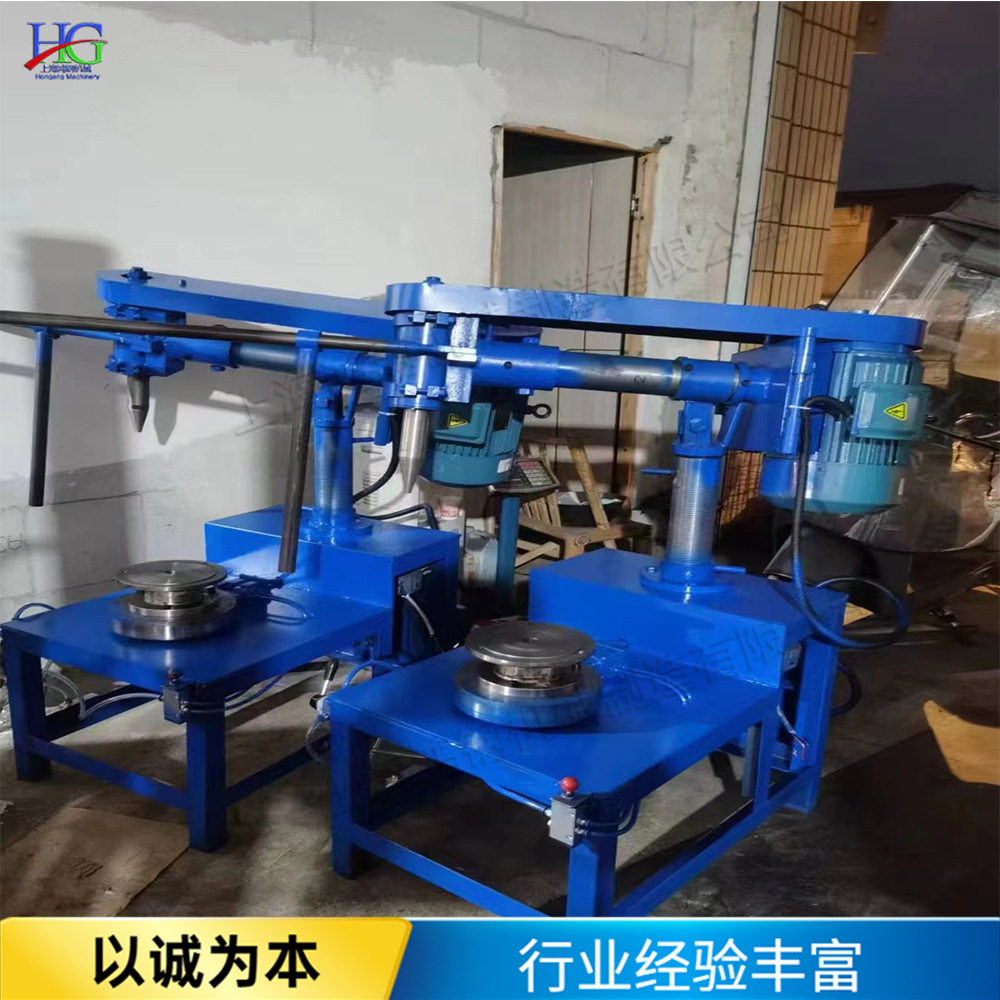 不锈钢炒锅内外砂光机 铁皮炒锅电动回抛机小型全自动炊具抛光机