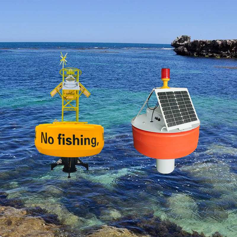 智慧河湖浮标型水环境监控系统 广东海洋牧场漂浮式水质监测终端