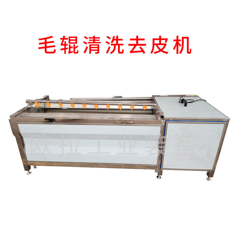 红薯全自动毛辊清洗去泥机