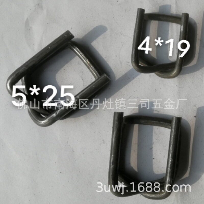 源头厂家设计制造纯机械聚酯纤维柔性打包带钢丝回形打包扣机械