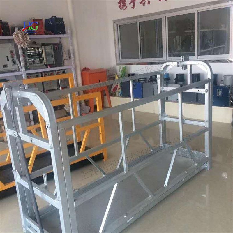 单柱双笼起重机吊篮 外墙装修镀锌电动提升机 高空施工.工作升降