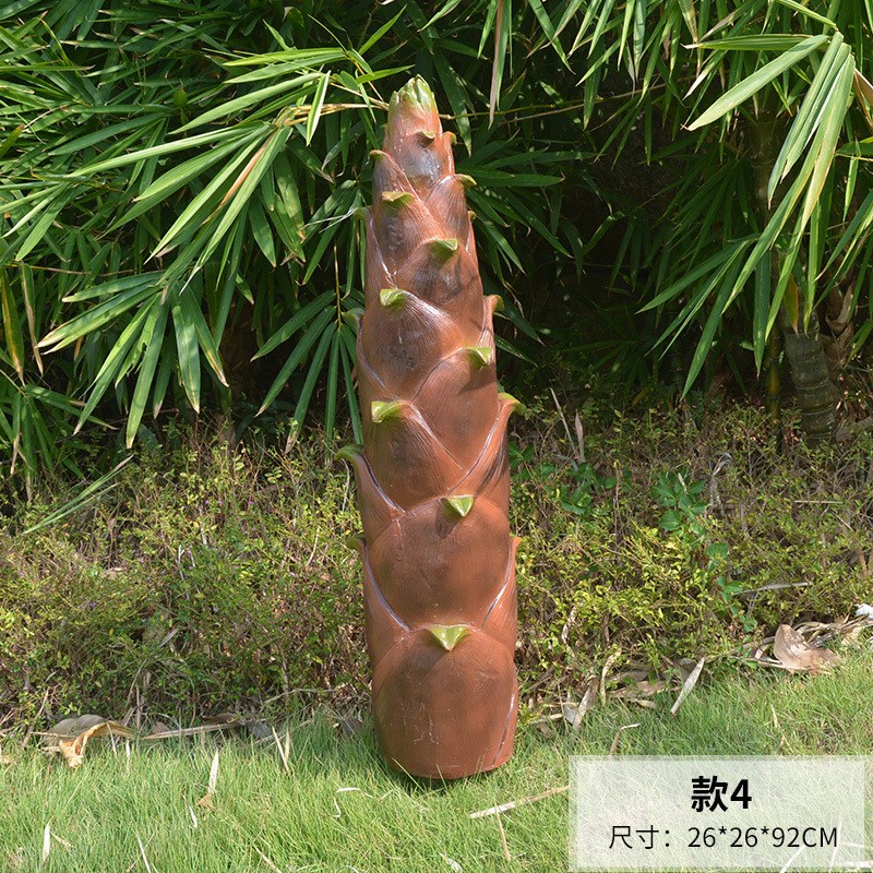 玻璃钢竹笋雕塑 户外公园庭院绿植景观田园农场T植物雕塑蔬菜摆件