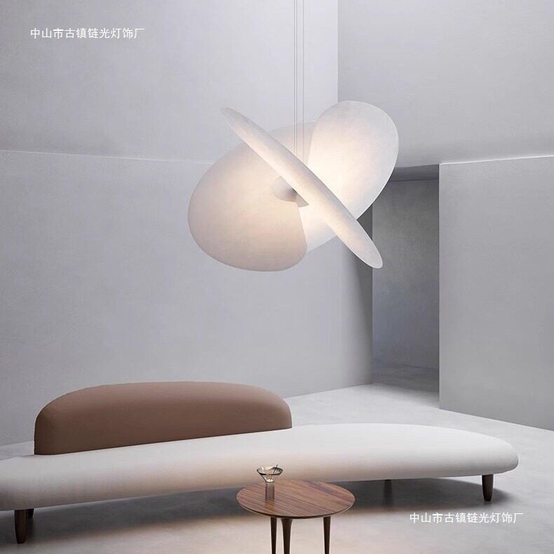 意大利loft蚕丝吊灯复式楼客厅餐厅卧室书房设计师款创意艺术吊灯