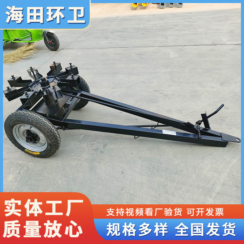 8把风火轮扫地机 扫帚旋转式扫路车 农场牧场道路垃圾清扫用