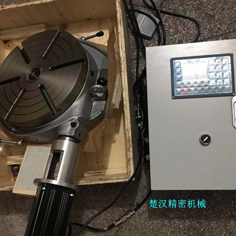 产品 立式卧式回转台CNC四轴数D控分度盘自动旋转台电动分度头
