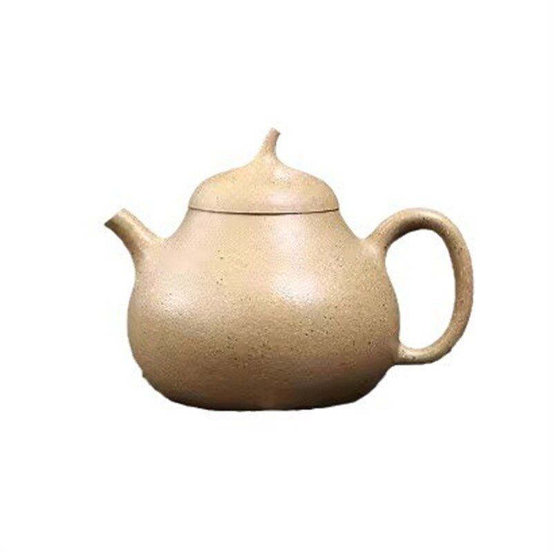 茄瓜原矿本山绿泥半手工光素经B典茶壶宜兴紫砂壶工堂直播茶具