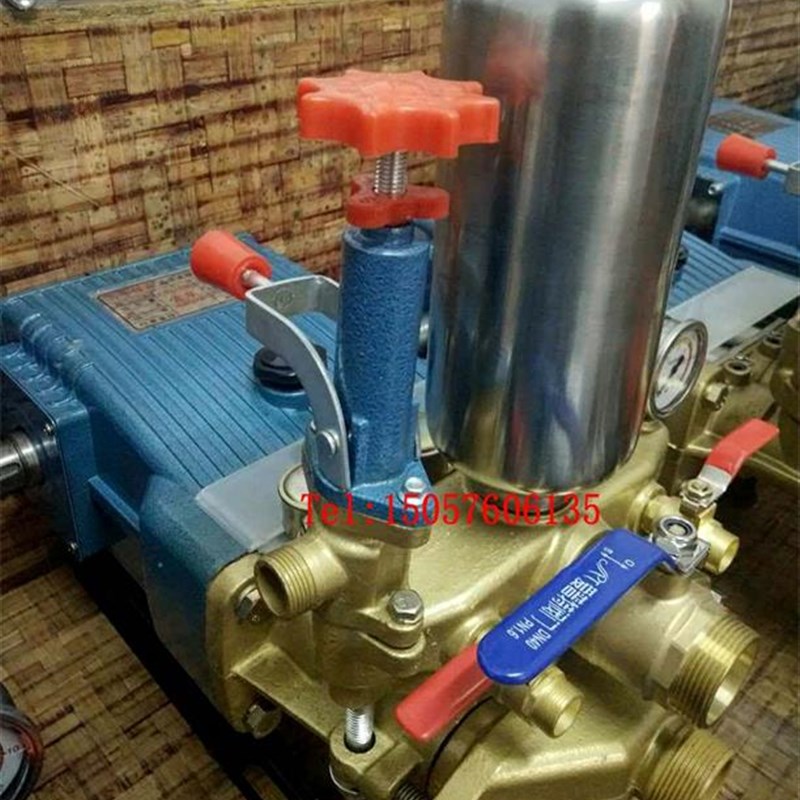 150/180型三缸柱塞泵高压远程抽水机农用园林打药喷雾器新款条纹