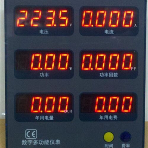 LED展示箱展示柜展示架嵌入式表头 功率测试仪 功率因数 电压电流