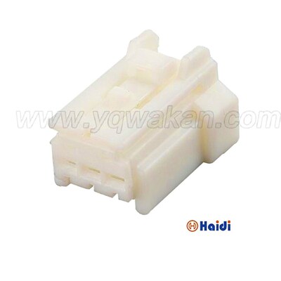 6098-6944 白色3孔2.3系列汽车接插件 3P连接器 含端子