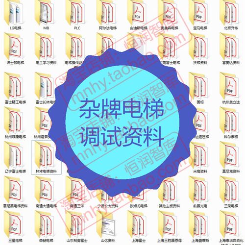 杂牌电梯资料维修图纸PLC阿尔法升华富士歌拉瑞新马京汉林肯米高