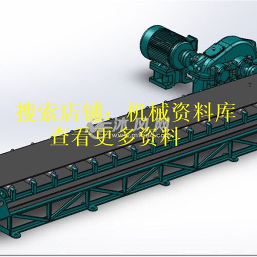 工业用带式输送机/皮带输送机/生产线矿模型3D图纸sw+cad【213】