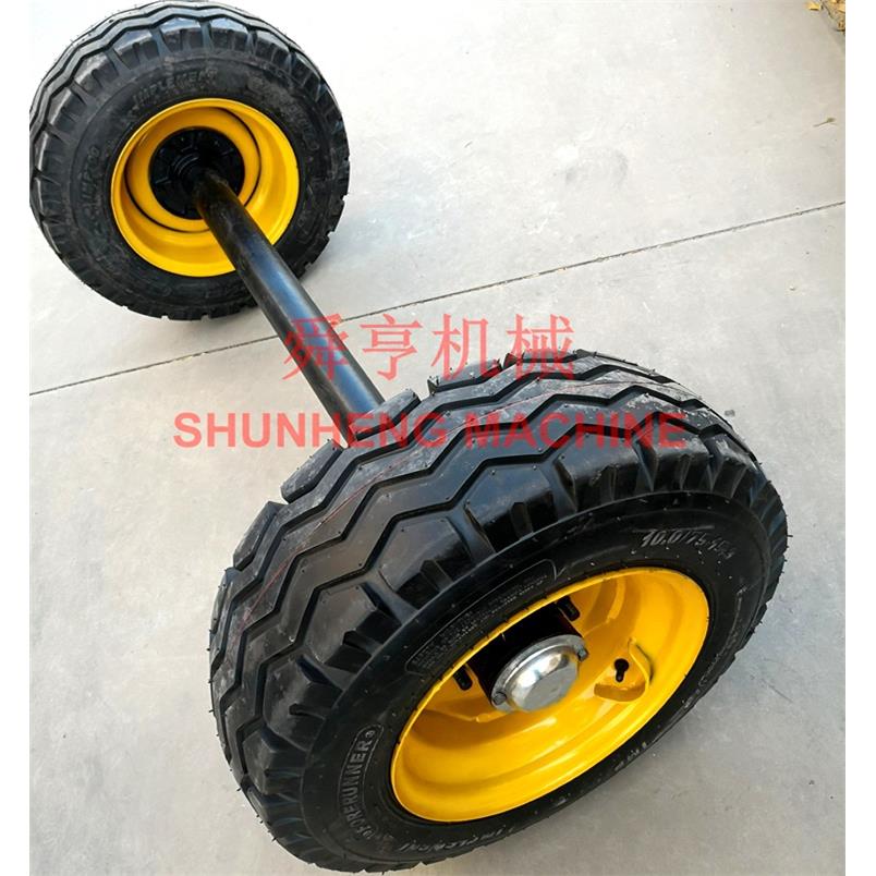舜亨农1机长期定做轮胎车轴全套胎总成10-5型打捆机轮配套车轴
