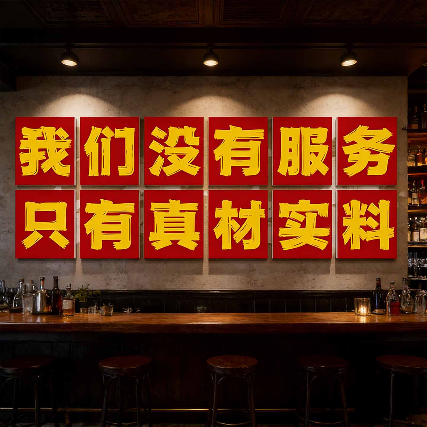市井风砂锅店墙面装饰挂画网红餐饮米线背景墙贴氛围布置文化标语