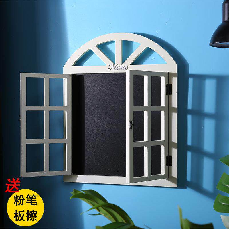 木质彷真假窗装饰窗户卧室墙面挂件儿童房客厅墙壁墙上装饰品挂饰