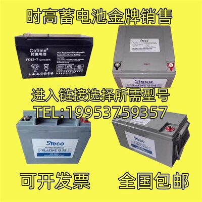 时高蓄电池PLATINE12V7AH12AH24AH38AH65AH100AH150AH机房UPS电源