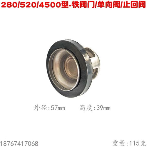 280 4500 520 600型柱塞泵阀门57不锈铁陆雄555水泵单向活门FT150