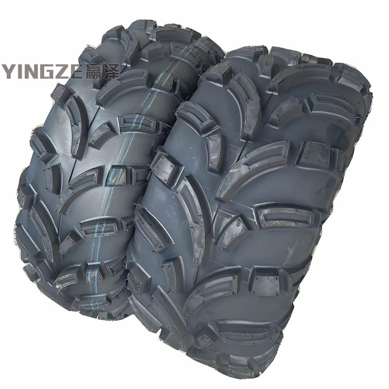 四轮摩托车配件沙滩车卡丁车25X8-12 25X10-12寸越野花纹轮胎