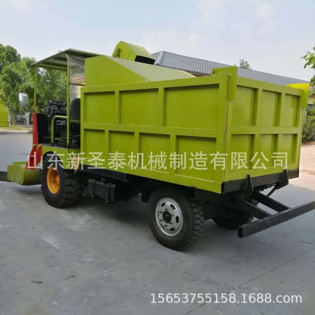 柴油三轮牛羊粪自卸清粪车