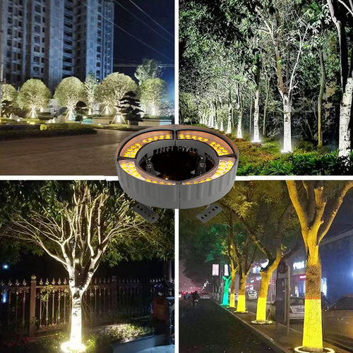 LED七彩户外抱树投光灯72W
