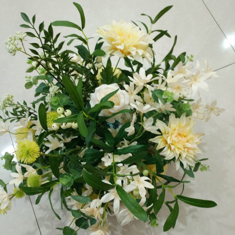 包邮新款a婚庆道具路引花 T台路引花绢花仿真花婚礼舞台布置花艺