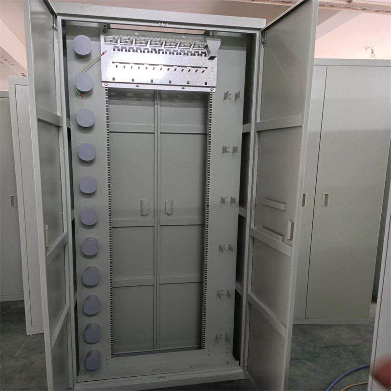 ODF光纤配线架规格2米800*00灰色款直插ODF落地式光缆配线柜