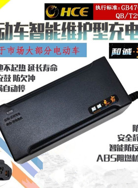 和诚充霸电瓶车充V器A8电12AH204H60V72伏电车两轮 三轮车通用