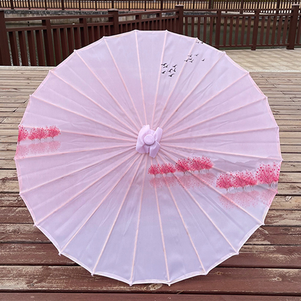 拾梦油纸伞纯手工制作舞蹈演出饰服道具场景布置吊顶装汉产遗非品