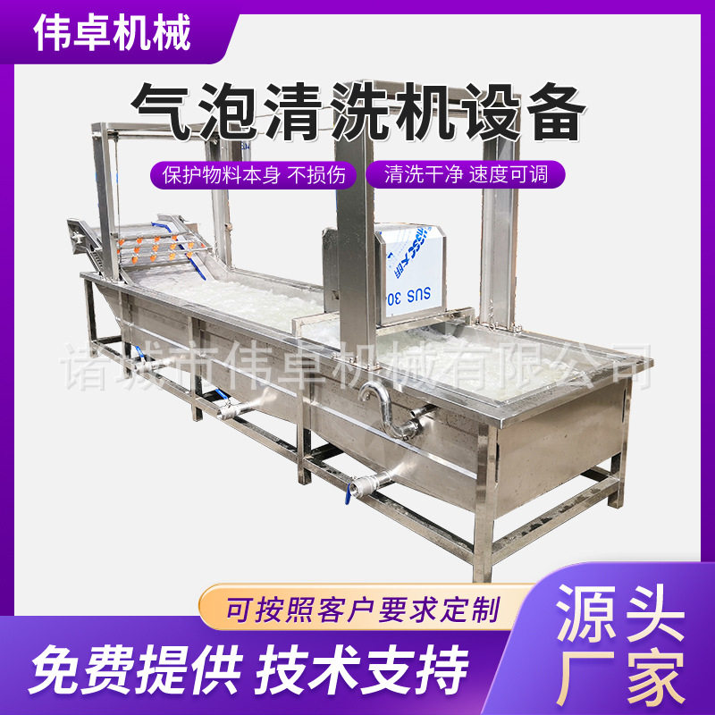 果蔬气泡清洗机流水线厂家