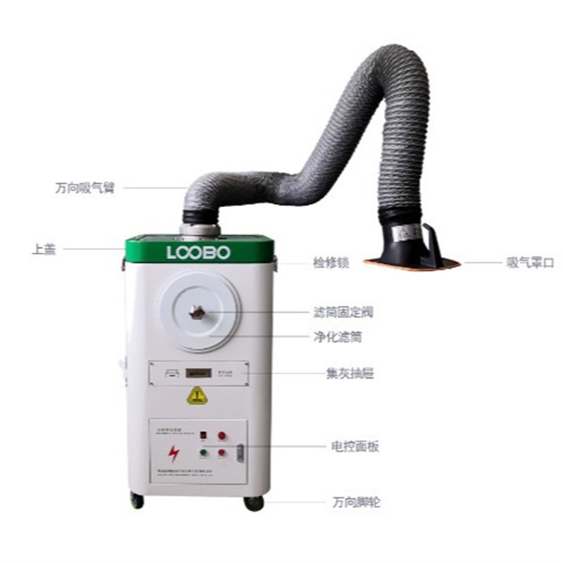 移动式焊烟净化器 环评达标 净化效率高 S路博烟尘治理设备