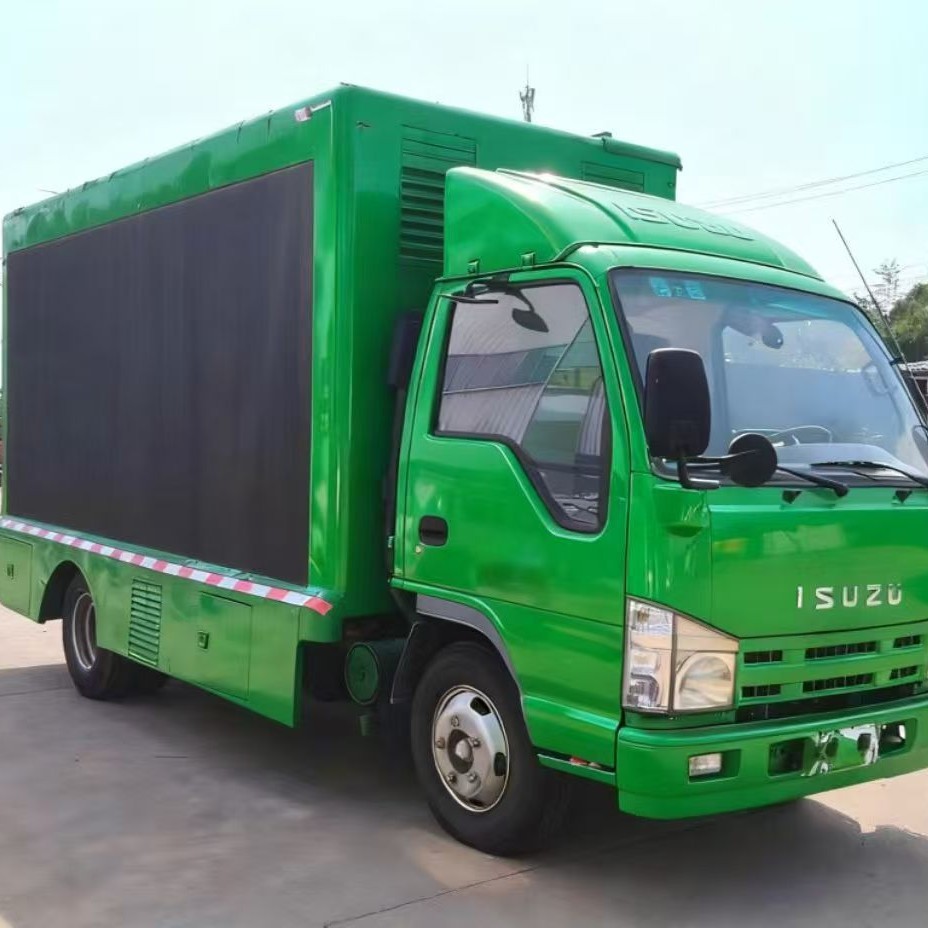 单面P5宣传车 解放牌流动广告车 带屏幕液压举升广告车