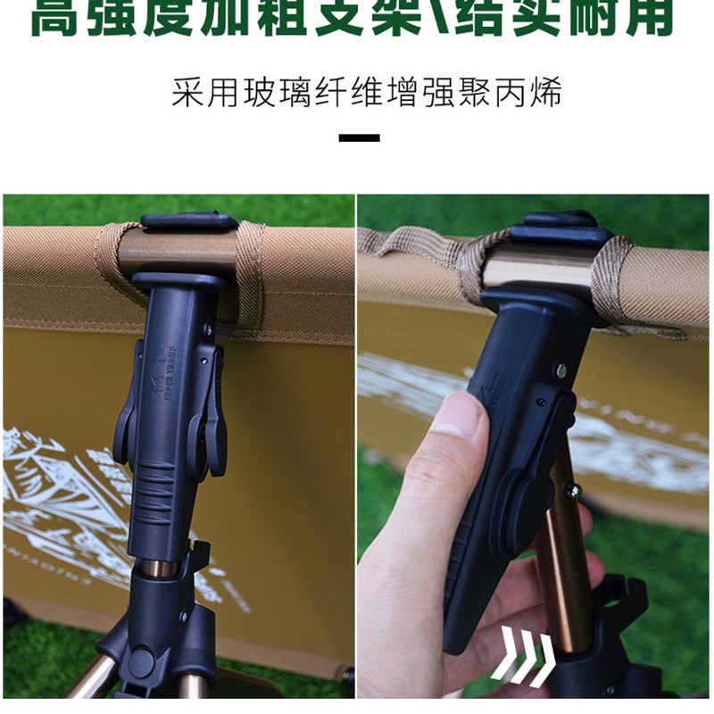 户外行军床超轻量露营床便携陪护床办公室午休床铝合金折叠床单人