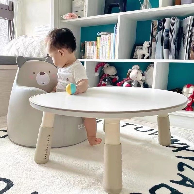 可升降花生桌儿童小桌椅幼儿学习桌阅读婴儿宝宝桌画画吃饭桌家用