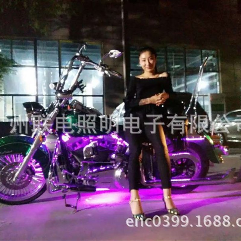 刹车转向双遥控led全彩气氛灯 5050全防水多功能底盘 氛围灯