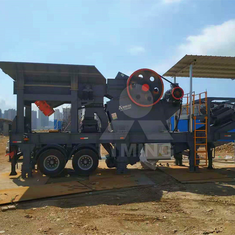 时产100吨移动破碎机 上海新型移动破碎机 建筑垃圾破碎机多少钱