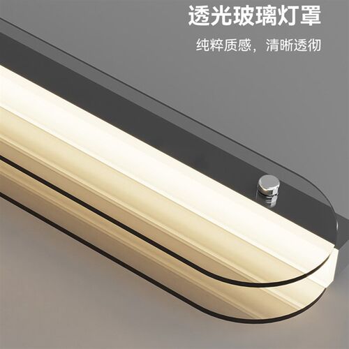 现代简约设计师长条一字餐厅吊灯创意极简轻奢高级感吧Z台餐桌灯