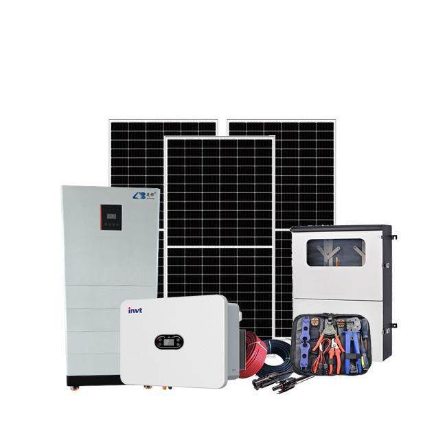 10KW离并网混合设计供电系统光伏及太阳能板全套产品组件发电系统