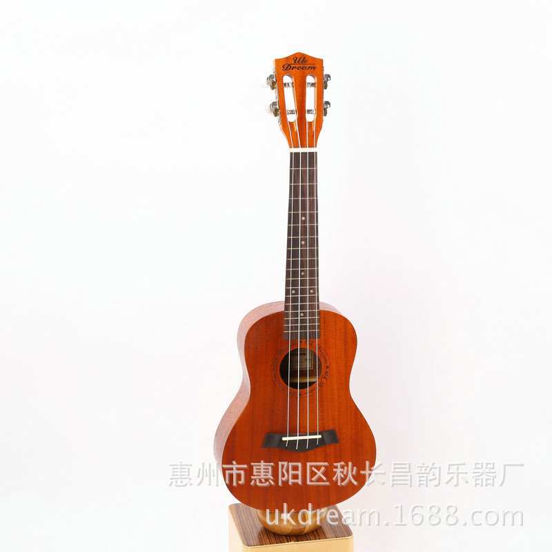24寸全桃花芯古典头ukulele乌克丽丽小吉他 夏威夷木吉他UC-840T