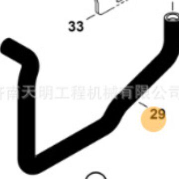山猫冷凝器液压软管   7211374    适用机型E42/E45/E50/E55